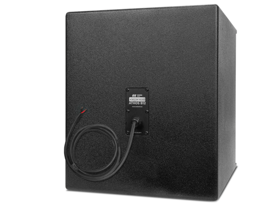 Caisson de basse passif IP54, LF 12 pouces+HF, 350W/8Ohms, noire 