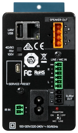 Lecteur musique réseau amplifié 100 V - Bluesound B170S