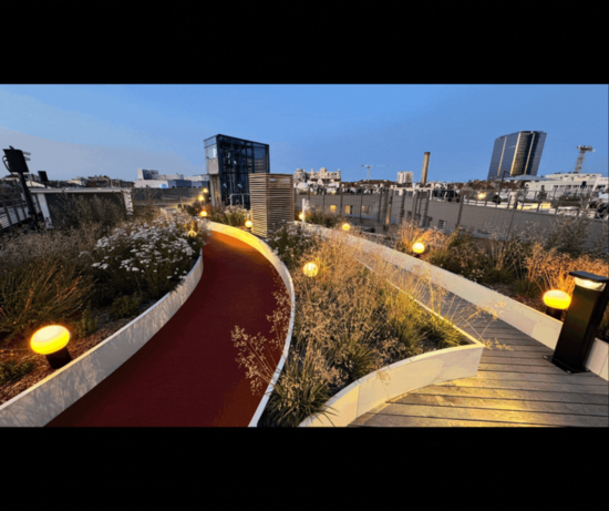 L&DB sublime les nouveaux locaux d’une compagnie d’assurance avec les projecteurs Starway