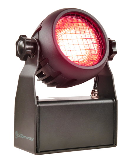 FLOODLITE HD- BLINDER 1 COB RGBW 200W CONNECTEUR SECTEUR + DMX INCLUS