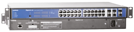 GigaCore 26i avec POE 350 W - Luminex