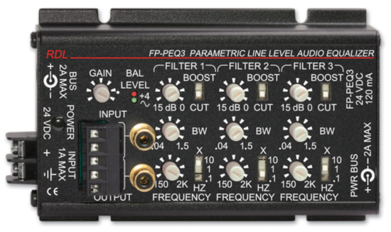 Correcteur paramétrique 3 bandes - RDL FP-PEQ3