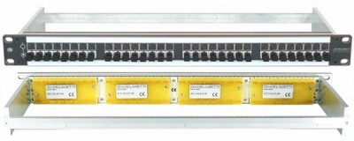 ASF1x32AV-3/1-LAM Econom - Patch panel 32 voies - 19 1U Ghielmetti