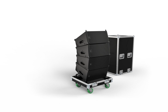 Flight case pour 4 enceintes SRX906LA