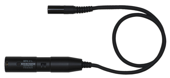 MPAVL - Adaptateur alimentation - XLR / mini XLR
