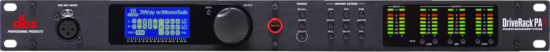 DRPA2 - Processeur num. de diffusion DBX, 2IN/6OUT, AFS, Ethernet