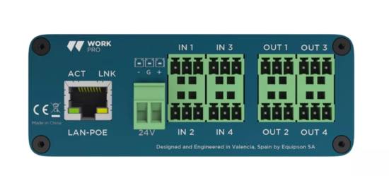 DSP 4 in 4 out réseau WorkCAD3 BlueLine - WORK WPE 44