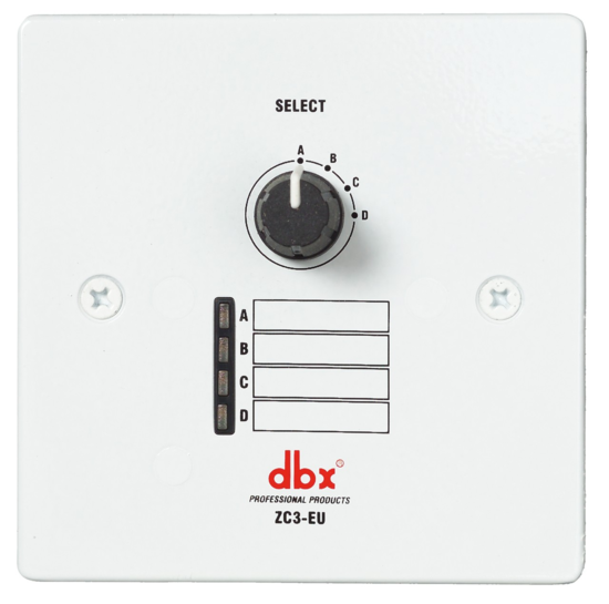 ZC3EU - Platine contrôle murale volume + programme pour Zone Pro et D