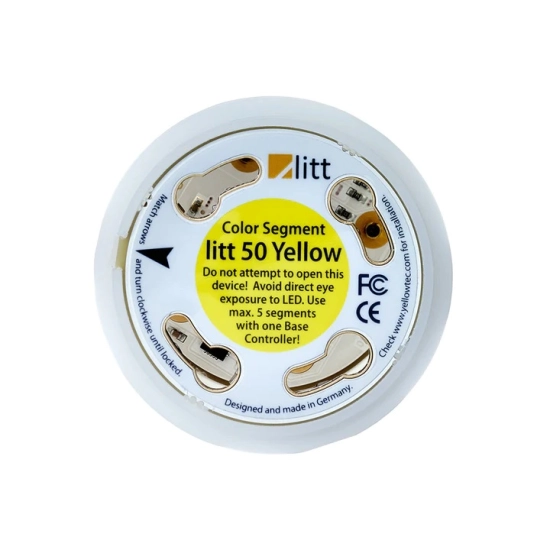 Litt Riser 50/22 mm jaune - gamme Black Yellowtec