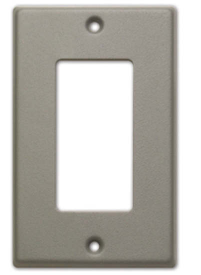 Couvercle enjoliveur un poste gris - RDL CP-1G