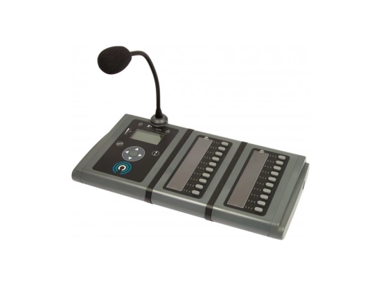 Microphone d'annonce col de cygne + 20 sélections, IP