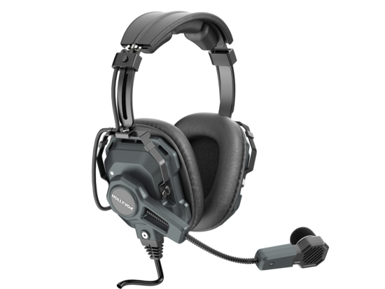 Combiné micro/casque 2 oreilles  avec ENC - Hollyvox G51