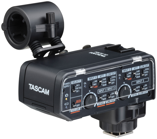 Adaptateur XLR/MIC Tascam pour Camera Fujifilm DSLR 