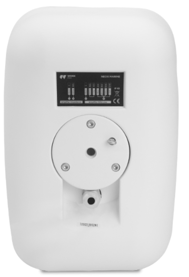 Paire HP passif marine IP65, LF 6,5p+HF, 60W/8Ohms-32W/100V, blanche