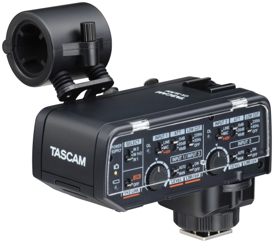 Adaptateur XLR/MIC Tascam pour Camera Fujifilm DSLR 