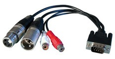 Epanoui Sub-D 9 pin, RCA/XLR digital pour HDSP AIO/9632 