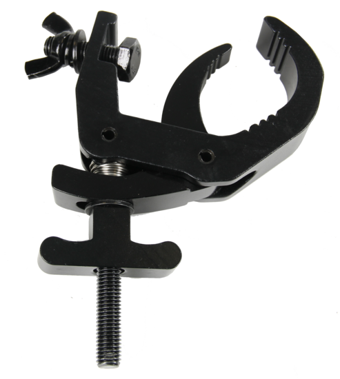 CROCHET NOIR CHARGE NOMINALE 100KG TUBE 38MM A 51MM M10