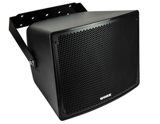 Projecteur de son coax. IP66, LF 10p + HF 1p, 200W/8Ohms/100V, noir