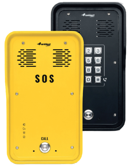 Platine d'appel IP65 - clavier-bouton-HP - Sys. SIP - AM-ABT-IC-K1