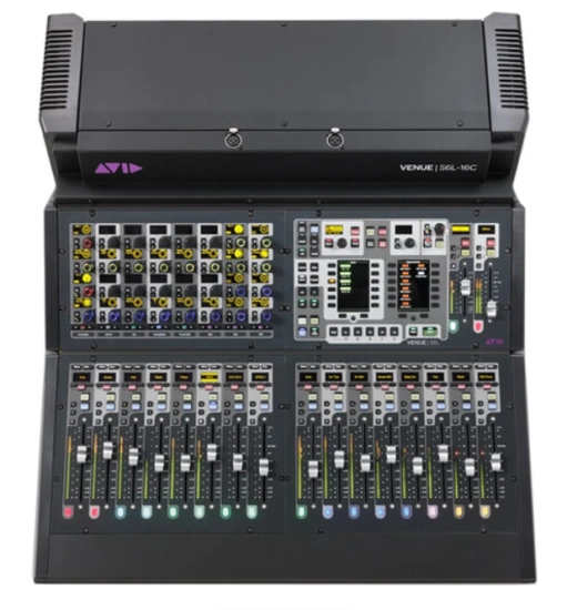 Surface de controle S6L-16C + 3 ans de support Avid Elite Live