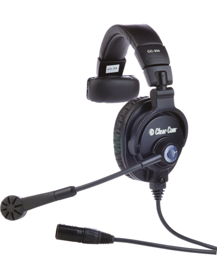 Combiné micro/casque 1 oreillette - Clear-Com CC-300-X4