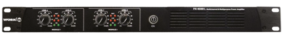 Amplificateur 4x500 W / 100 V - WORK PA4500L