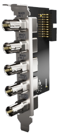 Extension MADI pour HDSPe AOX BNC