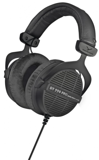 Casque stéréo ouvert 250 Ohms version Black - Beyer DT990PRO-LB