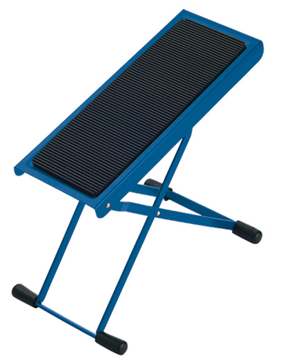 Repose pied réglable en hauteur - bleu