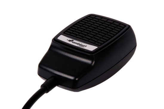 Micro d'appel pompier à poser, 1 bouton évacuation - AM-ABT-DFMS