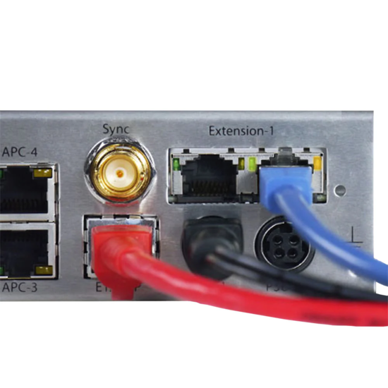 Extens. Intellimix Focus X64 (AOiP, Livewire, RAVENNA, AES67) Yellow.