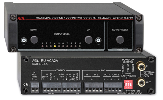Atténuateur contrôlé à distance - RDL RU-VCA2A