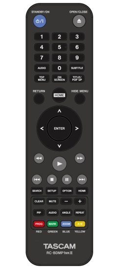 Lecteur Blu-Ray pour la tournée et l'installation Tascam