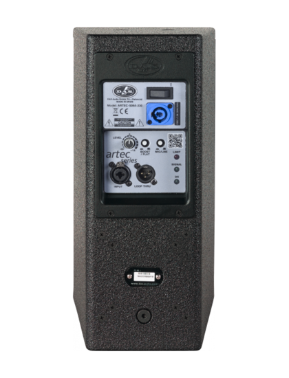 Enceinte 2 voies amplifiées, HP 15 cm + 1. Noire DAS-ARTEC-506A