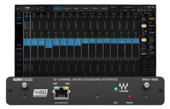 Pack X32/M32 DN32-WSG I/O , SG SuperRack natif + 1 an de Waves Ess