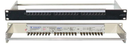 ASF1x24A-3/1SAG-Econom, Patch audio 24 voies 19" 1U Ghielmetti