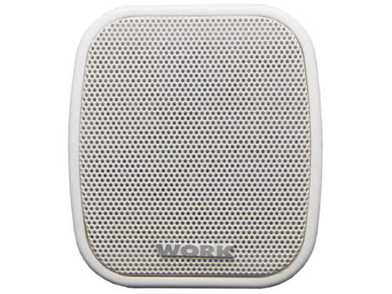 Paire HP large bande, 2,5, 20W/8O-10W/100 V- WORK NEO 3 LINE WHITE