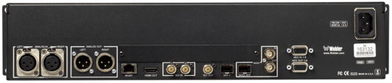 Moniteur Audio/Video 2 écran 2U, 16CH dual input, 3G/HD/SD-SDI Wohler