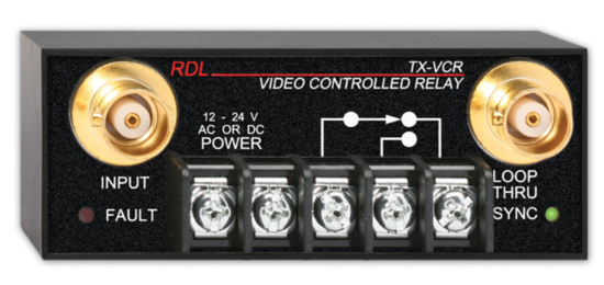 Relais commandé par signal vidéo - RDL TX-VCR