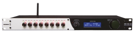 Mixer automatique 8 mic 2 out, contrôle via appli-WORK MD 82AXMKII