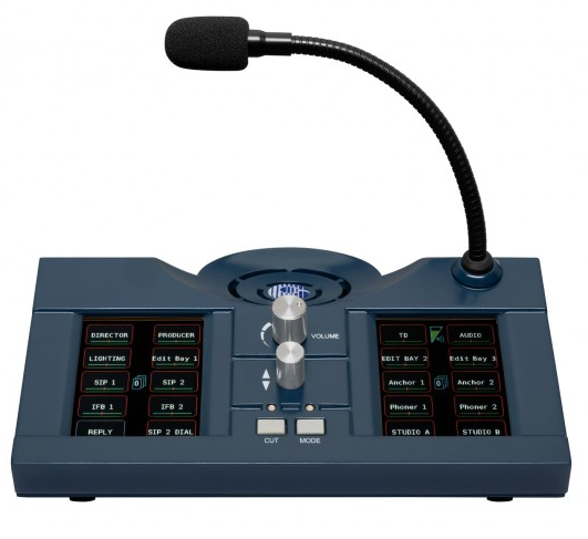 Panel de table 2x10 touches tactiles XLR4M, Clearcom