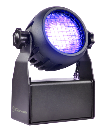 FLOODLITE UV - BLINDER 1 COB UV 100W CONNECTEUR SECTEUR + DMX INCLUS