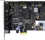 Interface audio PCIe, 72 canaux, 192 kHz, ADAT, AES