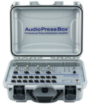 Boitier de presse portable sur batterie 4xIn/24xOut XLR, AudioPress