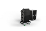 Flight case pour 4 enceintes SRX906LA