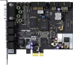 Interface audio PCIe, 72 canaux, 192 kHz, ADAT, AES