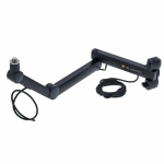 Bras support micro gris foncé bas pour radio filmée Yellowtec