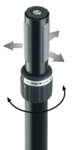 21360 - Barre d'extension K&M ring lock 75cm