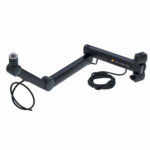 Bras support micro gris foncé bas pour radio filmée Yellowtec