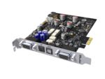 Interface audio PCIe, 30 canaux, 192 kHz, multiformat
